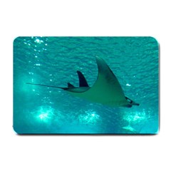 Manta Ray 1 Small Doormat  by trendistuff