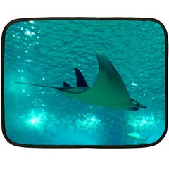 Manta Ray 1 Fleece Blanket (mini) by trendistuff