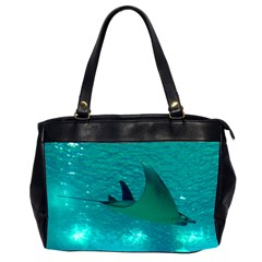 Manta Ray 1 Office Handbags (2 Sides)  by trendistuff