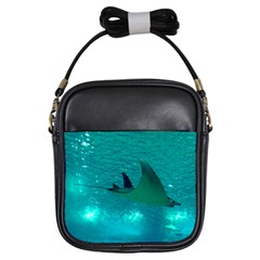 Manta Ray 1 Girls Sling Bags by trendistuff