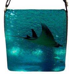 Manta Ray 1 Flap Messenger Bag (s) by trendistuff