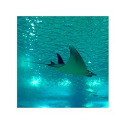 Manta Ray 1 Small Satin Scarf (square) by trendistuff