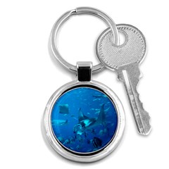 Manta Ray 2 Key Chains (round)  by trendistuff