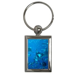 Manta Ray 2 Key Chains (rectangle)  by trendistuff