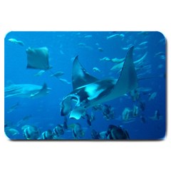 Manta Ray 2 Large Doormat  by trendistuff