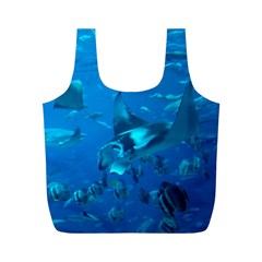 Manta Ray 2 Full Print Recycle Bags (m)  by trendistuff