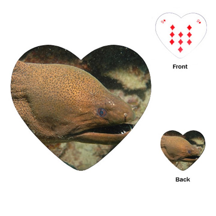 MORAY EEL 1 Playing Cards (Heart) 