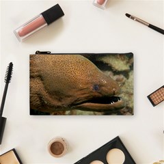 Moray Eel 1 Cosmetic Bag (small)  by trendistuff