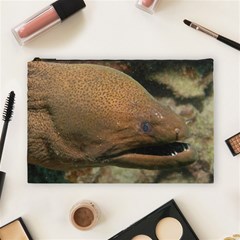 Moray Eel 1 Cosmetic Bag (large)  by trendistuff