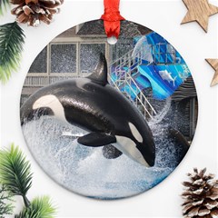 Orca 1 Ornament (round) by trendistuff