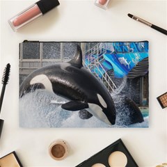 Orca 1 Cosmetic Bag (large)  by trendistuff