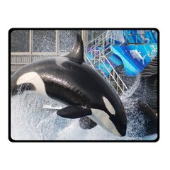 Orca 1 Fleece Blanket (small) by trendistuff