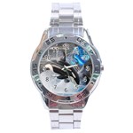 ORCA 1 Stainless Steel Analogue Watch Front