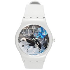 Orca 1 Round Plastic Sport Watch (m) by trendistuff