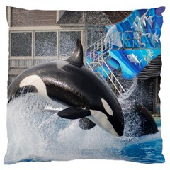 Orca 1 Standard Flano Cushion Case (one Side) by trendistuff