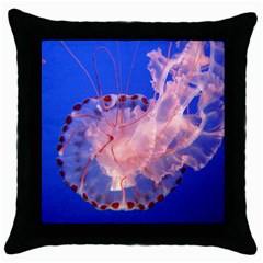 Purple Jellyfish Throw Pillow Case (black) by trendistuff