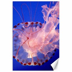 Purple Jellyfish Canvas 24  X 36  by trendistuff