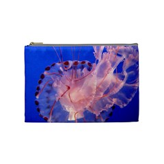 Purple Jellyfish Cosmetic Bag (medium)  by trendistuff