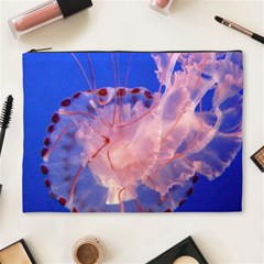 Purple Jellyfish Cosmetic Bag (xl) by trendistuff