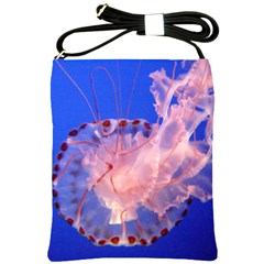 Purple Jellyfish Shoulder Sling Bags by trendistuff