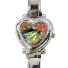 Regal Angelfish Heart Italian Charm Watch by trendistuff