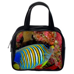 Regal Angelfish Classic Handbags (one Side) by trendistuff