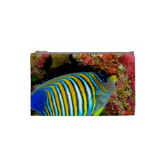 Regal Angelfish Cosmetic Bag (small)  by trendistuff