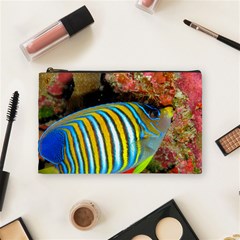 Regal Angelfish Cosmetic Bag (medium)  by trendistuff