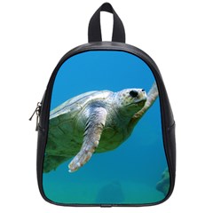 Sea Turtle 2 School Bag (small) by trendistuff