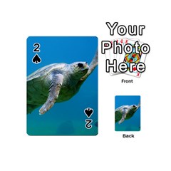 Sea Turtle 2 Playing Cards 54 (mini)  by trendistuff