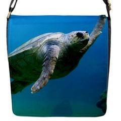 Sea Turtle 2 Flap Messenger Bag (s) by trendistuff