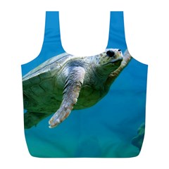 Sea Turtle 2 Full Print Recycle Bags (l)  by trendistuff