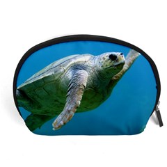 Sea Turtle 2 Accessory Pouches (large)  by trendistuff