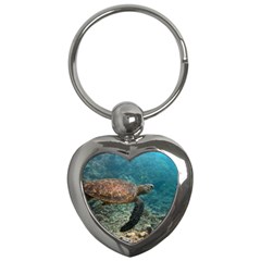 Sea Turtle 3 Key Chains (heart)  by trendistuff