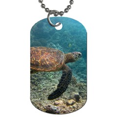 Sea Turtle 3 Dog Tag (one Side) by trendistuff