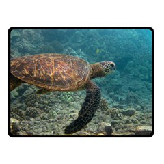 Sea Turtle 3 Double Sided Fleece Blanket (small)  by trendistuff