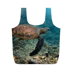 Sea Turtle 3 Full Print Recycle Bags (m)  by trendistuff