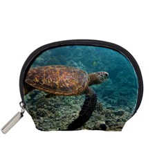 Sea Turtle 3 Accessory Pouches (small)  by trendistuff