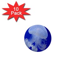 Spotted Jellyfish 1  Mini Buttons (10 Pack)  by trendistuff