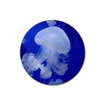 SPOTTED JELLYFISH Rubber Coaster (Round) 