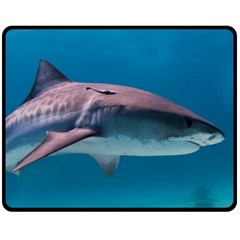 Tiger Shark 1 Fleece Blanket (medium)  by trendistuff