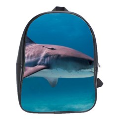 Tiger Shark 1 School Bag (xl) by trendistuff