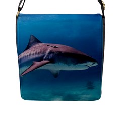 Tiger Shark 1 Flap Messenger Bag (l)  by trendistuff