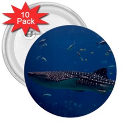 Whale Shark 1 3  Buttons (10 Pack)  by trendistuff