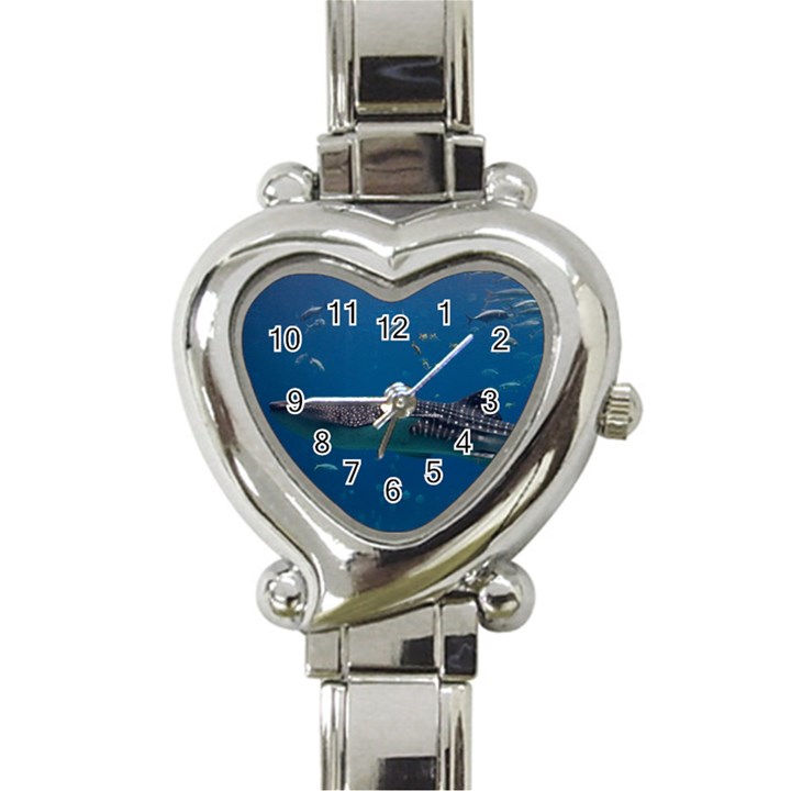 WHALE SHARK 1 Heart Italian Charm Watch