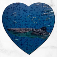 Whale Shark 1 Jigsaw Puzzle (heart) by trendistuff