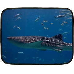 Whale Shark 1 Double Sided Fleece Blanket (mini)  by trendistuff