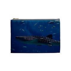 Whale Shark 1 Cosmetic Bag (medium)  by trendistuff