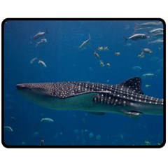 Whale Shark 1 Fleece Blanket (medium)  by trendistuff