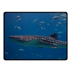 Whale Shark 1 Double Sided Fleece Blanket (small)  by trendistuff